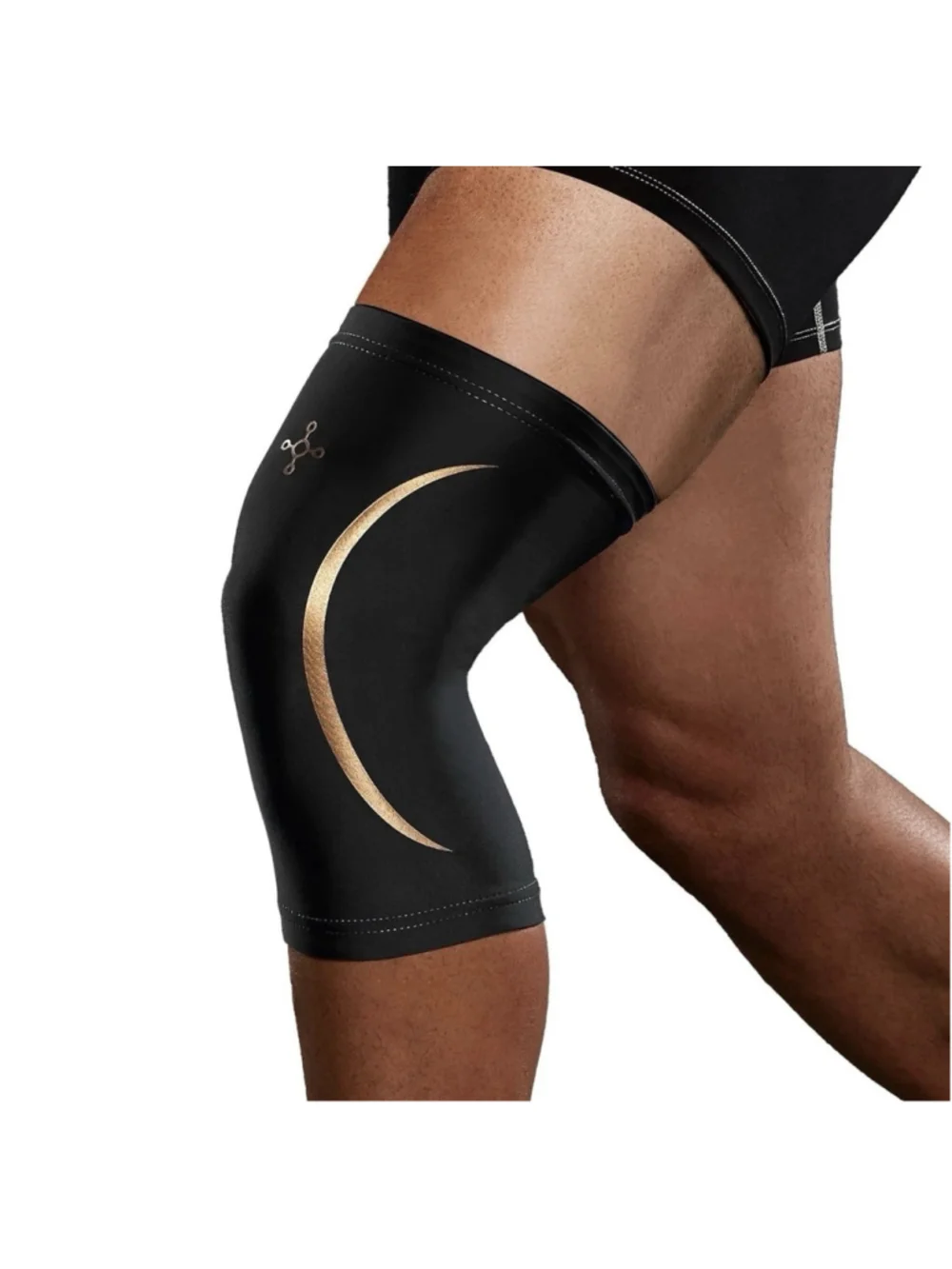Tommie Copper Knee Compression Sleeve 15-20 mmHg Copper M Slate Gray Support
